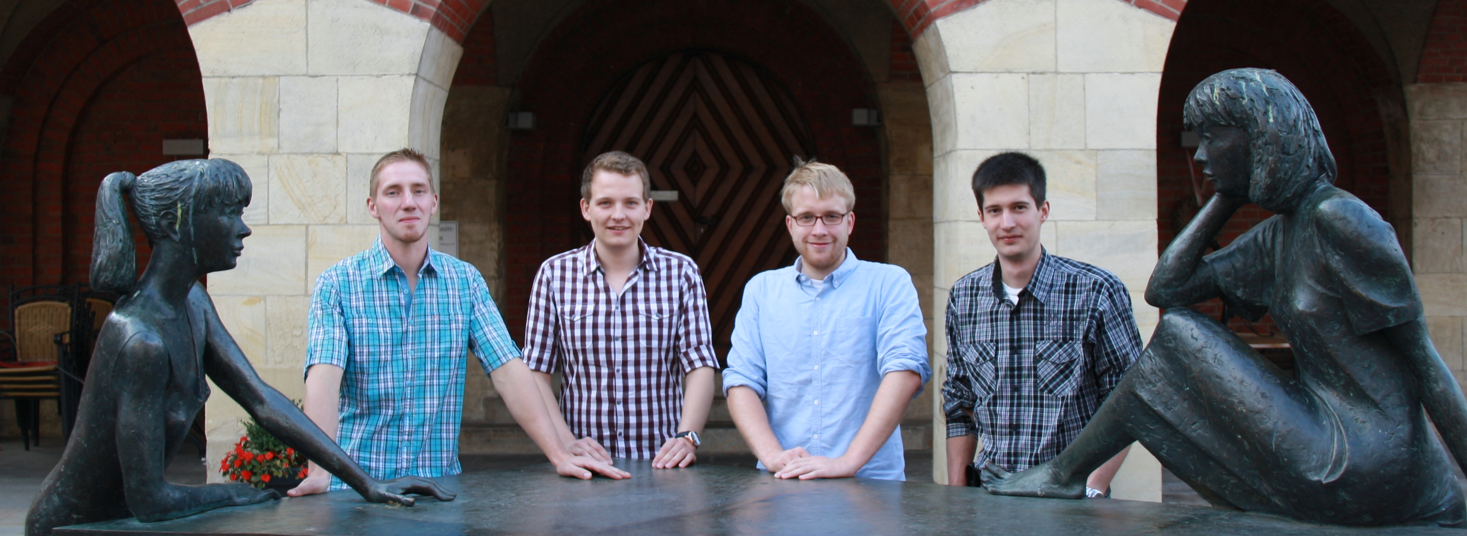 Markus Gebing, Tom Tenostendarp, Christoph Terrahe und Sven Waning (v.l.) freuen sich auf die Arbeit in den kommenden Jahren. Auf dem Foto fehlen Stephan Bengfort, Heike Wißing und Steffen Hoffschlag. Markus Gebing, Tom Tenostendarp, Christoph Terrahe und Sven Waning (v.l.) freuen sich auf die Arbeit in den kommenden Jahren. Auf dem Foto fehlen Stephan Bengfort, Heike Wißing und Steffen Hoffschlag.